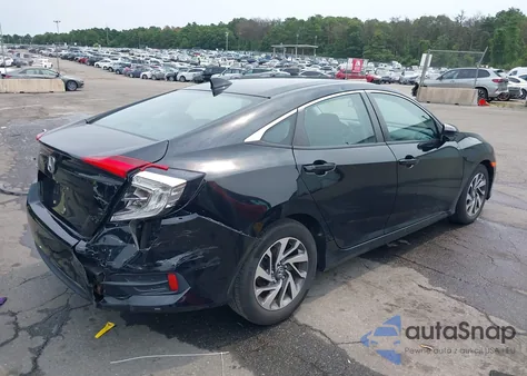 2018 Honda Civic Ex from USA, damaged, VIN 2HGFC2F89JH543906